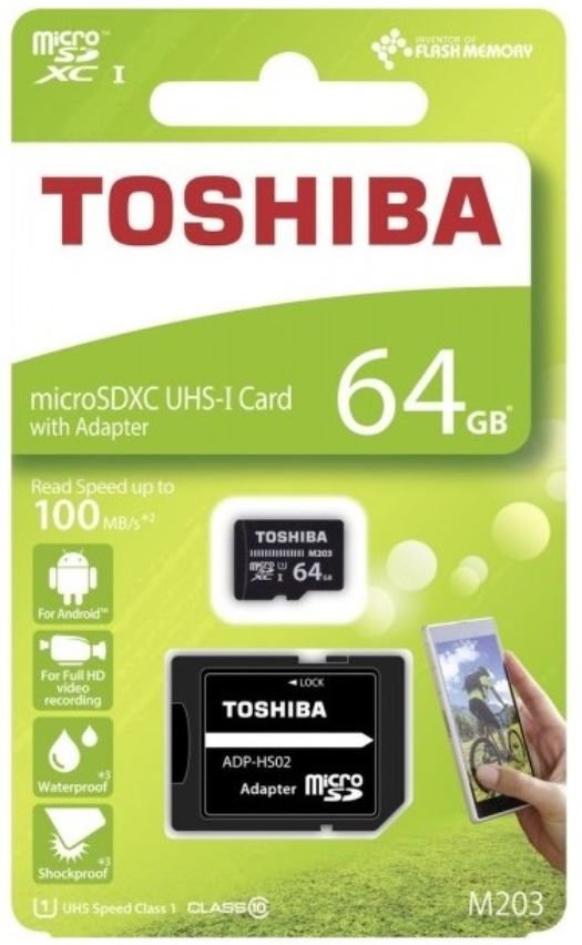 Kartica microSDHC 64GB class10 Toshiba - mobiline.si