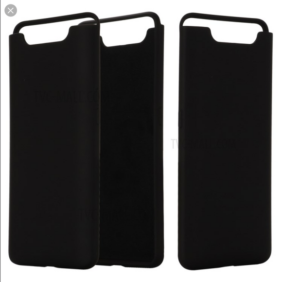 Gel etui Carbon črni neprosojni za Samsung Galaxy A80 A805 - mobiline.si