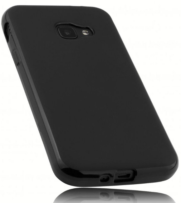Gel etui Matte črni neprosojni za Samsung Galaxy Xcover 4 G390 - mobiline.si