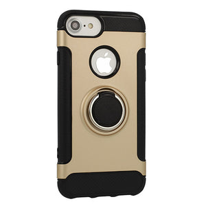 Zaščitni etui Magnetic Ring 360 Armor zlati za Apple iPhone X (5.8") - mobiline.si