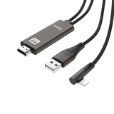 Kabel Lightning na HDMI iz aluminijeve zlitine SHELL "UA14" - mobiline.si