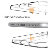 360° zaščitni ovitek (PC+TPU) za Samsung Galaxy A41 - prozorni - mobiline.si