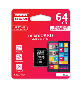 Kartica microSDHC 64GB class10 za GoodRam - mobiline.si