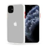 Zaščitni etui Vennus Color Button Bumper za Apple iPhone 12 / 12 Pro (6.1") - beli - mobiline.si