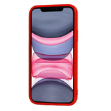 Gumijasti / gel etui Jelly Case za Apple iPhone 12 / 12 Pro (6.1") - rdeči - mobiline.si