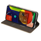 Preklopni ovitek / etui / zaščita Sensitive Book za Samsung Galaxy A52 - zlati - mobiline.si