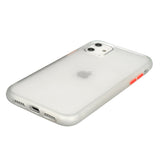 Zaščitni etui Vennus Color Button Bumper za Apple iPhone 12 / 12 Pro (6.1") - beli - mobiline.si