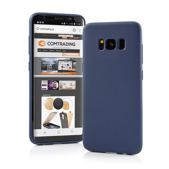 Gumijasti / gel etui Silicon za Samsung Galaxy Xcover 5 - modri