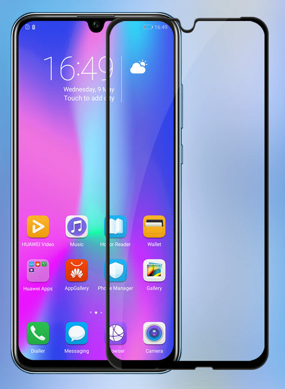 Zaščitno kaljeno steklo 5D Full Glue za Huawei P Smart Pro 2019 - črno - mobiline.si
