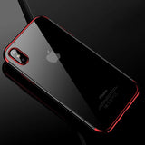 Gumijasti / gel etui New Electro za Apple iPhone 7 / 8 / SE (2020) (4.7") - rdeči - mobiline.si