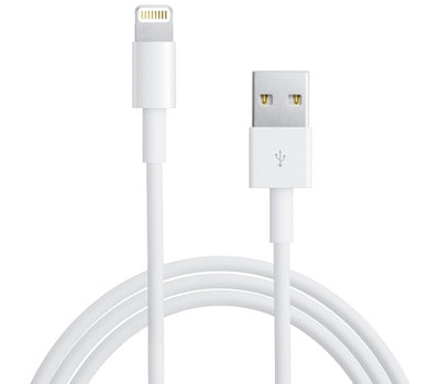 Podatkovni kabel Apple beli za Apple Lightning_ 1m - mobiline.si