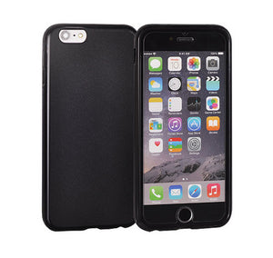 Gel etui Matte črni neprosojni za Apple iPhone X XS (5.8") - mobiline.si