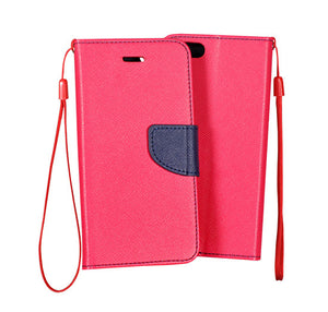 Preklopni etui Fancy roza&modri za Apple iPhone 5 5S SE - mobiline.si