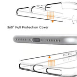 360° zaščitni ovitek (PC+TPU) za Samsung Galaxy S20 Ultra - prozorni - mobiline.si