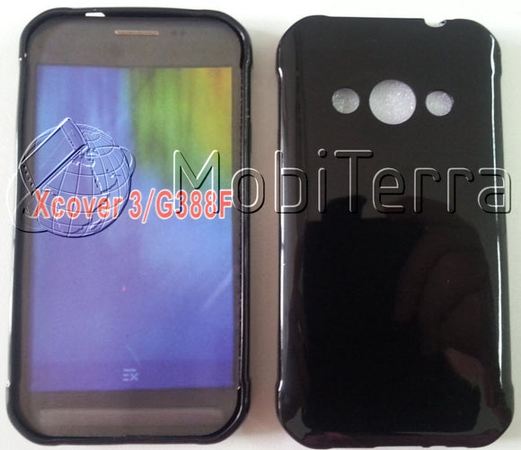 Gumijasti / gel etui Candy Case za Samsung Galaxy Xcover 3 - črni - mobiline.si