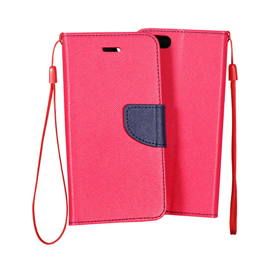 Preklopni ovitek / etui / zaščita Fancy za Samsung Galaxy A41 - roza & modri - mobiline.si