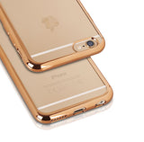 Gel etui Clear Case zlati za Apple iPhone 7 8 (4.7") - mobiline.si