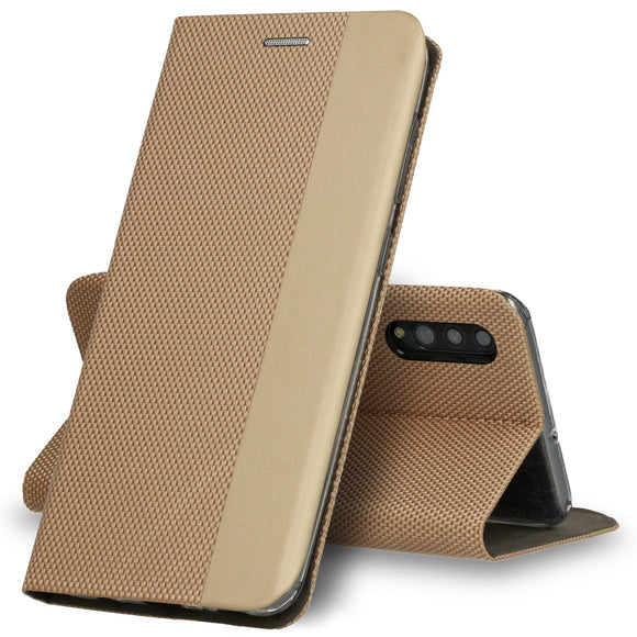 Preklopni ovitek / etui / zaščita Sensitive Book za Samsung Galaxy A41 - zlati - mobiline.si