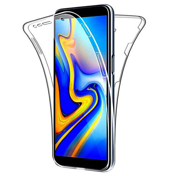 360° zaščitni ovitek za Samsung Galaxy A41 - prozorni - mobiline.si