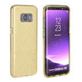 Zaščitni etui Shining za Samsung Galaxy A12 - zlati