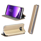Preklopni ovitek / etui / zaščita Elegance za Samsung Galaxy A71 - Zlati - mobiline.si