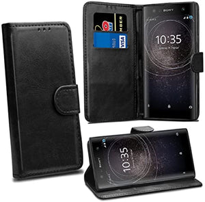 Preklopni ovitek / etui / zaščita Wallet za Sony Xperia XA2 - črni
