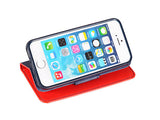 Preklopni etui Fancy rdeči&modri za Apple iPhone 5 5S SE - mobiline.si