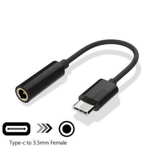 Adapter USB Type-C --> Audio 3_5mm za črni - mobiline.si