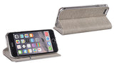 Preklopni ovitek / etui / zaščita Vennus Book za Huawei P10 Lite - srebrni - mobiline.si