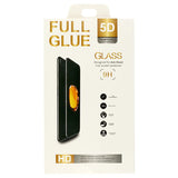 Zaščitno kaljeno steklo 5D Full Glue za Xiaomi Redmi Note 8 Pro - črno - mobiline.si