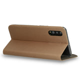Preklopni ovitek / etui / zaščita Sensitive Book za Samsung Galaxy A21s - zlati - mobiline.si