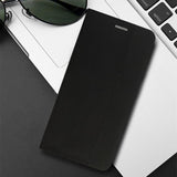 Preklopni ovitek / etui / zaščita Sensitive Book za Xiaomi Redmi Note 9S / 9 Pro / 9 Pro Max - črni - mobiline.si