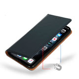 Usnjeni preklopni ovitek / etui / zaščita Book Special za Samsung Galaxy A41 - modri - mobiline.si