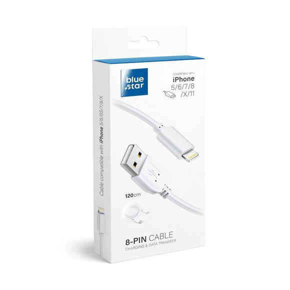 USB na lightning podatkovni kabel za iPhone 5/6/7/8/Xr/X/Xs/11/12/13/14 bel